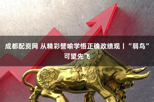 成都配资网 从精彩譬喻学悟正确政绩观丨“弱鸟”可望先飞